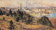 Karl Nordstrom View of Stockholm from Skansen painting